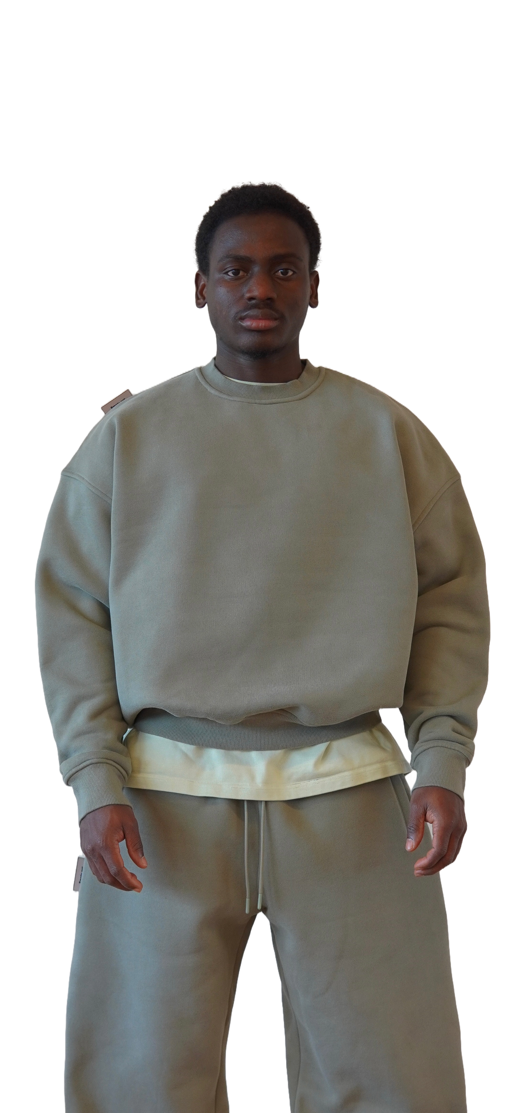 Sweatshirt in Verdigris