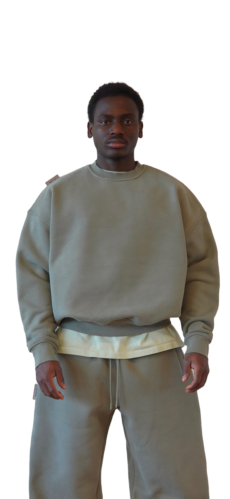 Sweatshirt in Verdigris