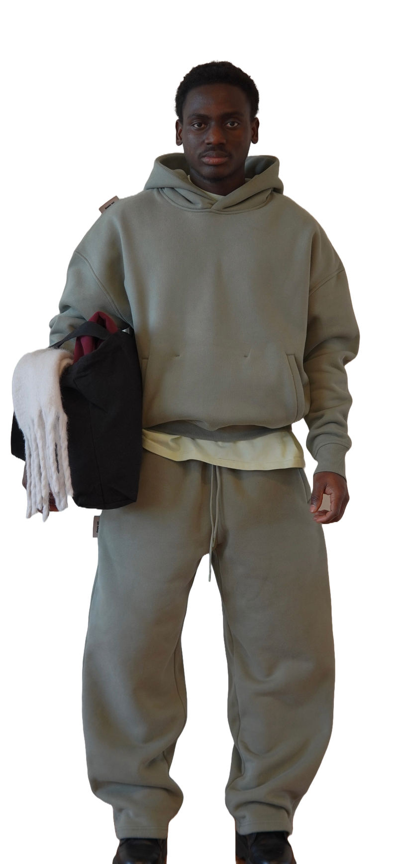 Hoodie in Verdigris