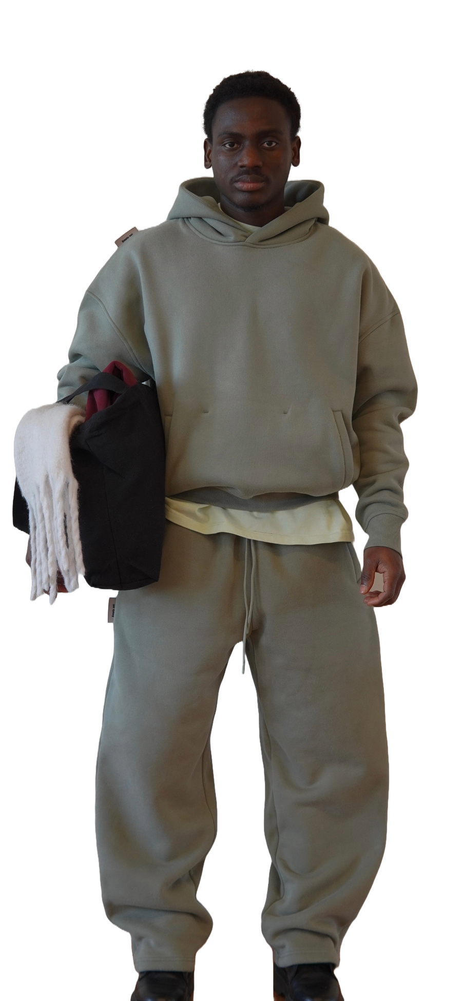 Hoodie in Verdigris