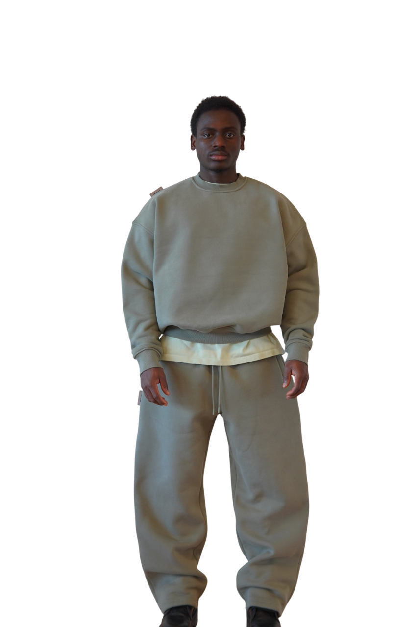 Sweatshirt in Verdigris