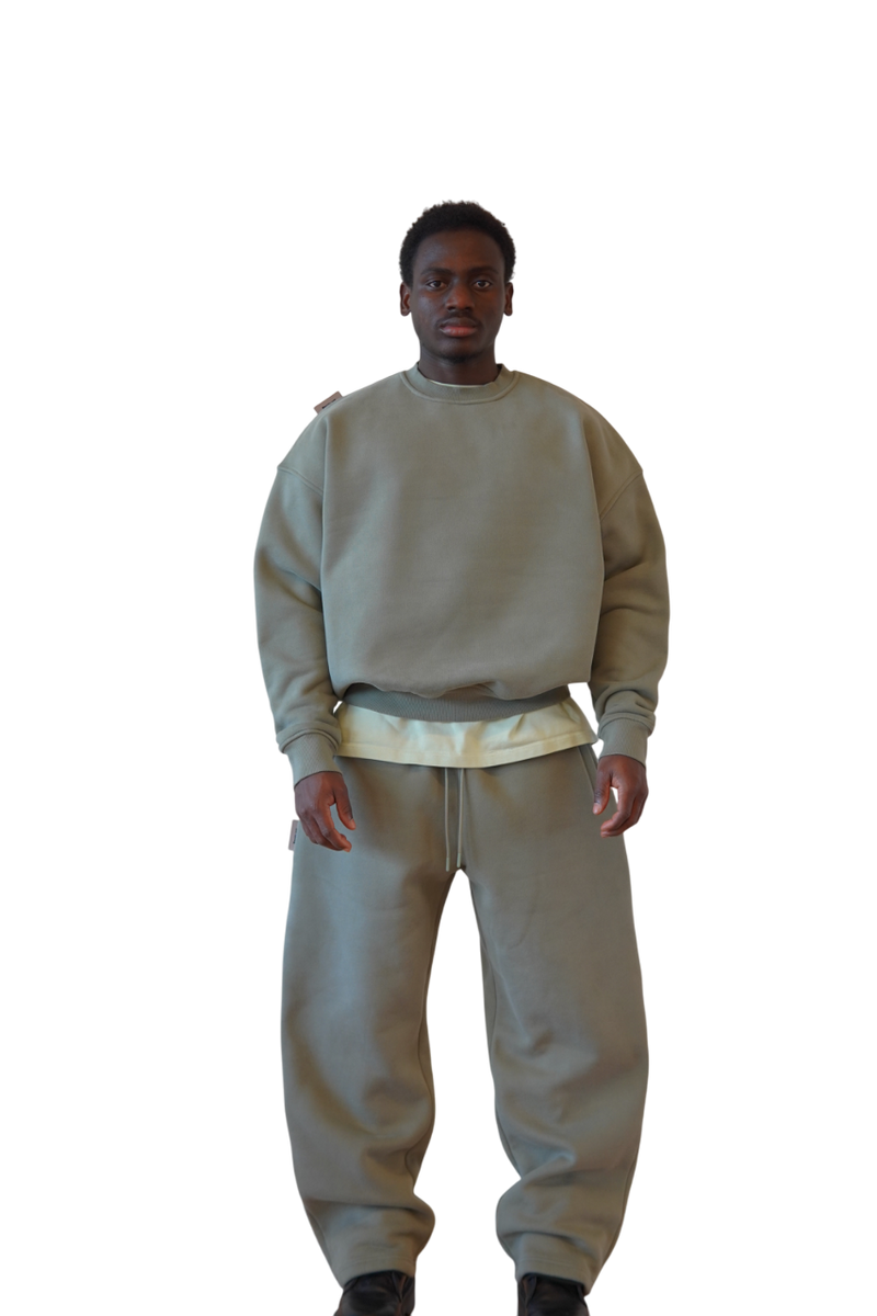 Sweatshirt in Verdigris