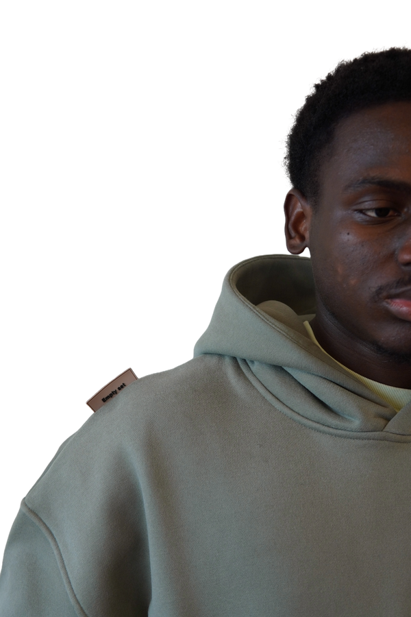 Hoodie in Verdigris