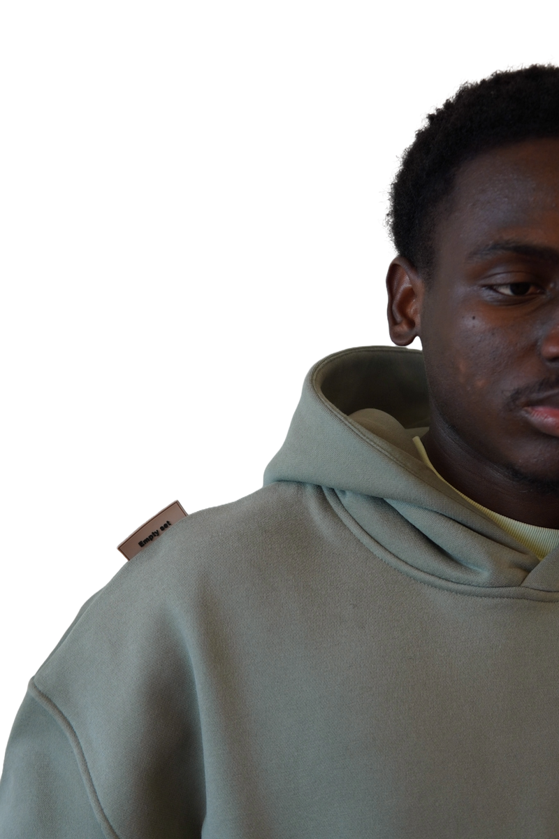 Hoodie in Verdigris